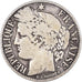 Monnaie, France, Cérès, Franc, 1872, Bordeaux, TB+, Argent, Gadoury:465a