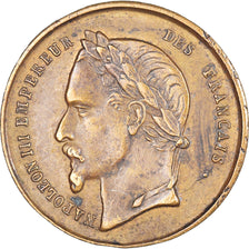 France, Jeton, Napoléon Ier, Napoléon III, Empereurs, TTB, Laiton