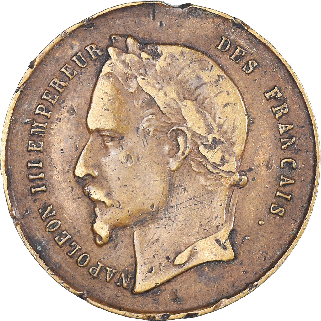 France, Token, Napoléon Ier, Napoléon III, Empereurs, VF(30-35), Brass
