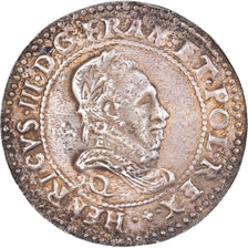 Monnaie, France, Henri III, Franc, Narbonne, copie du XIXe, TTB, Argent