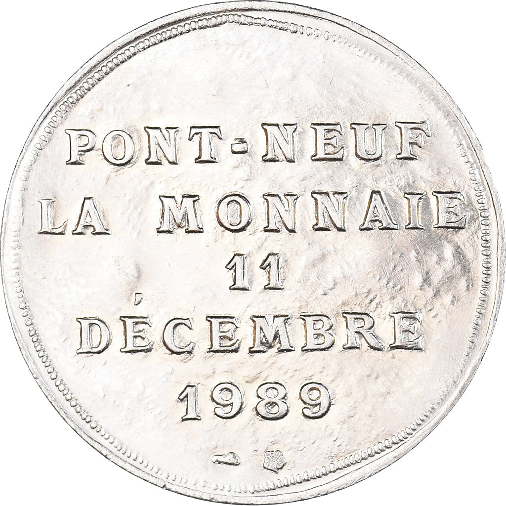 France, Jeton, Pont-Neuf, La Monnaie, 1989, SPL, Cupro-nickel