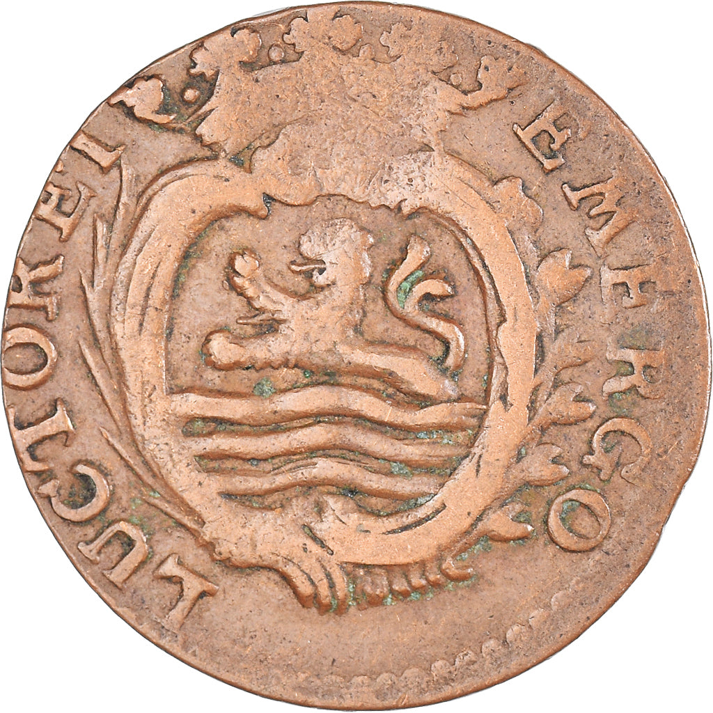 Moneta, Holandia, ZEELAND, Duit, 1782, Middelbourg, VF(30-35), Miedź, KM:101.1