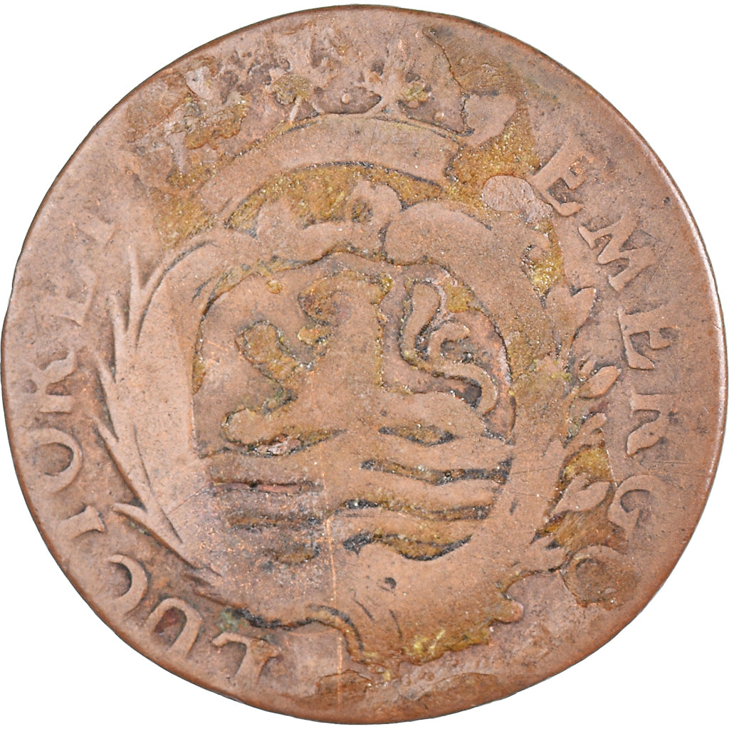 Moneta, Holandia, ZEELAND, Duit, 1779, Middelbourg, VF(20-25), Miedź, KM:101.1