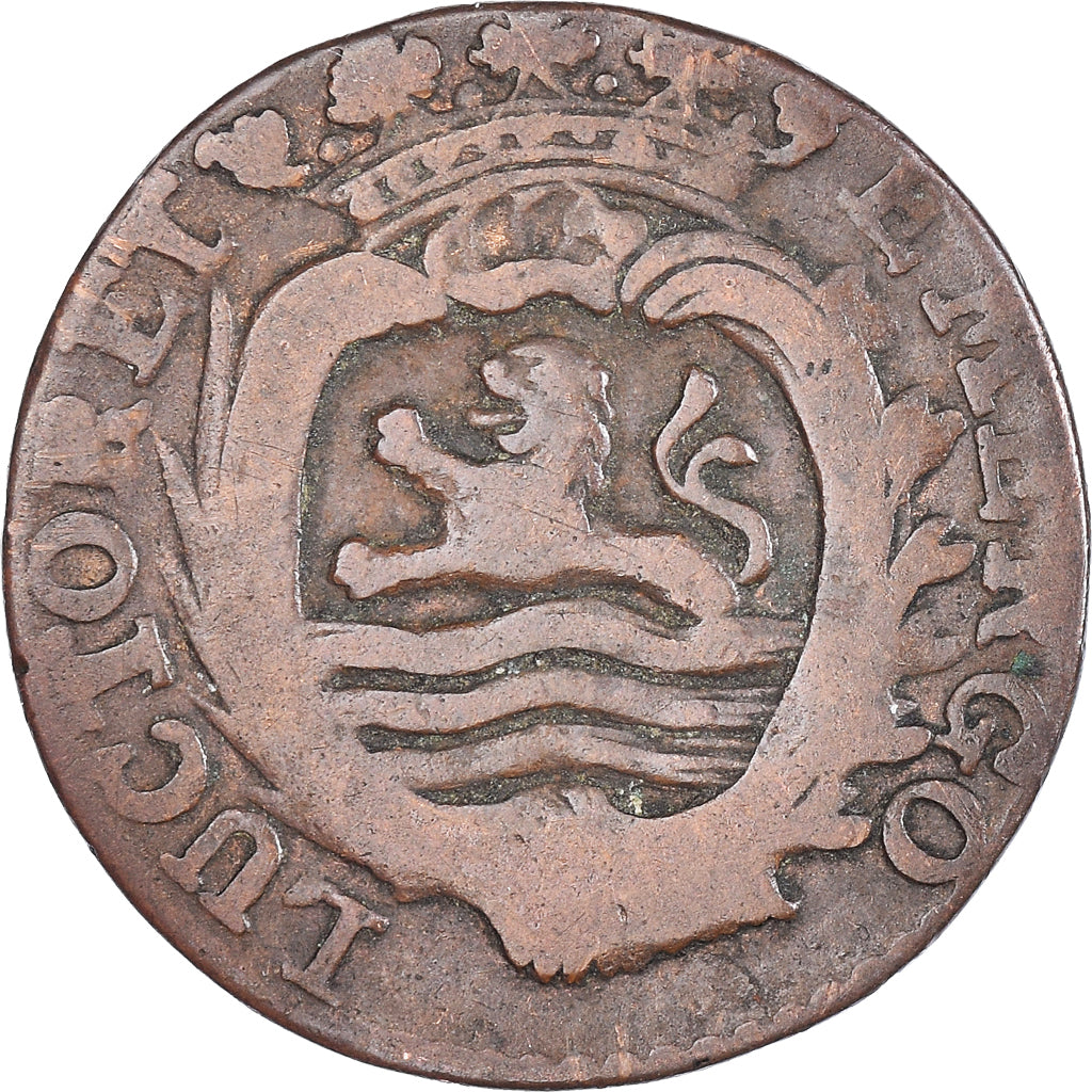 Moneda, Países Bajos, ZEELAND, Duit, 1780, Middelbourg, BC+, Cobre, KM:101.1