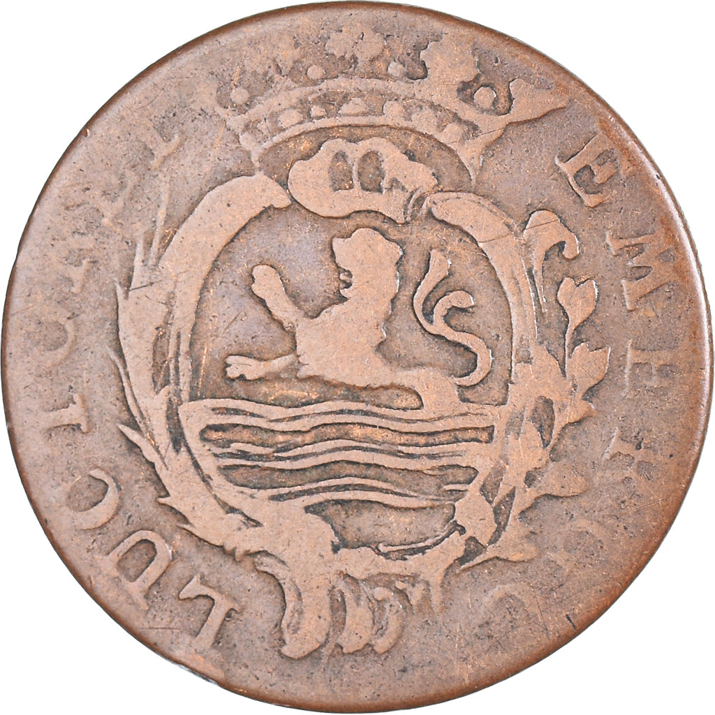 Moneta, Holandia, ZEELAND, Duit, 1789, Middelbourg, VF(30-35), Miedź, KM:101.1