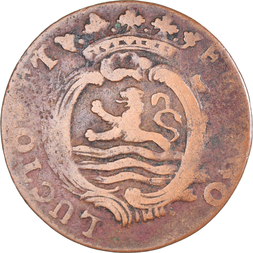 Moeda, Países Baixos, ZEELAND, Duit, 1783, Middelbourg, VF(30-35), Cobre