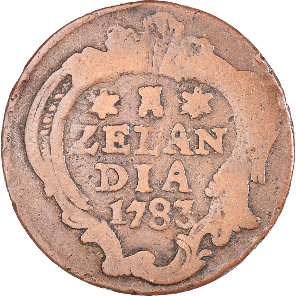 Monnaie, Pays-Bas, ZEELAND, Duit, 1783, Middelbourg, TB+, Cuivre, KM:101.1