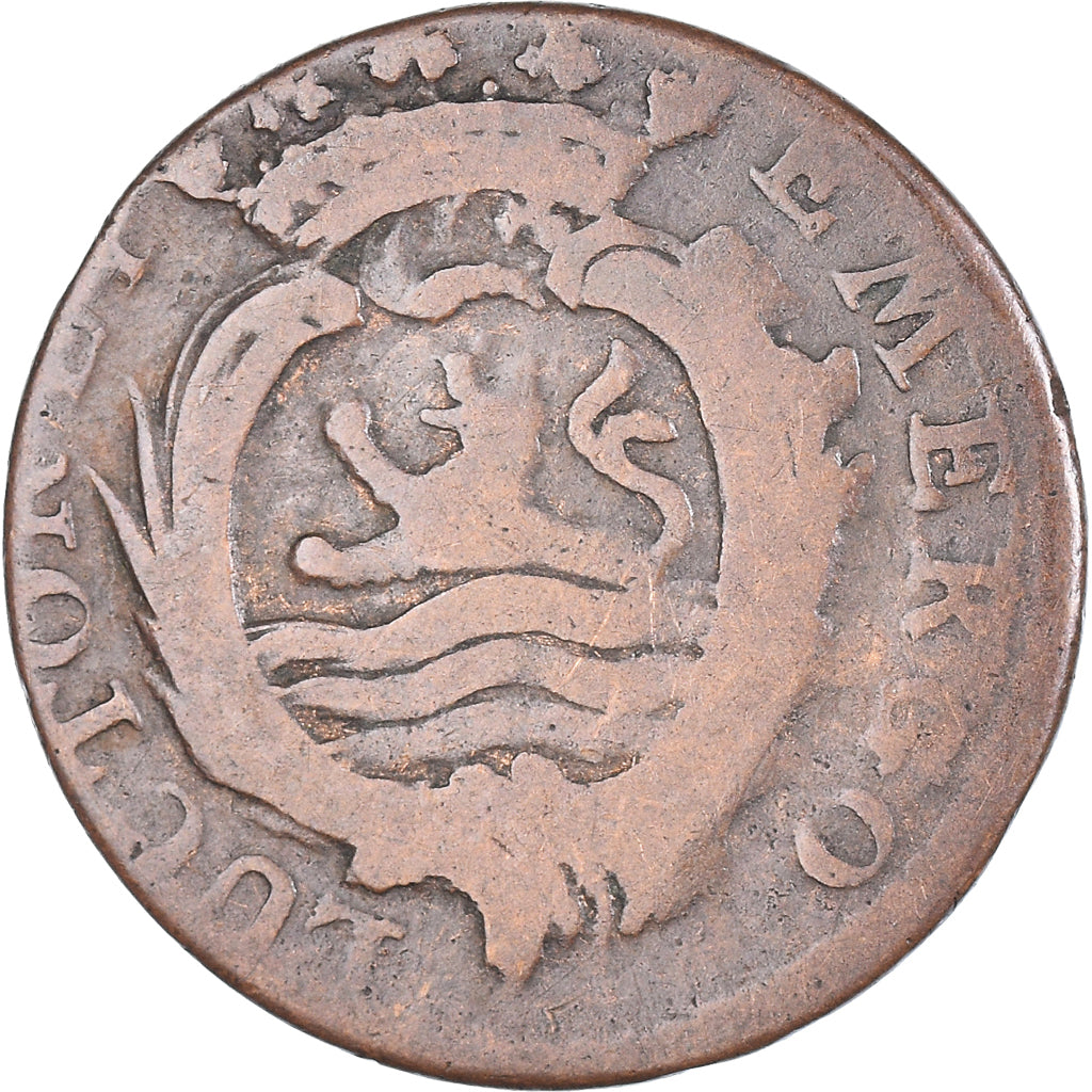 Moeda, Países Baixos, ZEELAND, Duit, 1787, Middelbourg, VF(30-35), Cobre