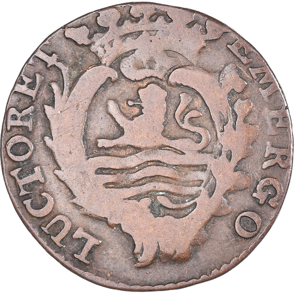 Moeda, Países Baixos, ZEELAND, Duit, 1787, Middelbourg, VF(30-35), Cobre