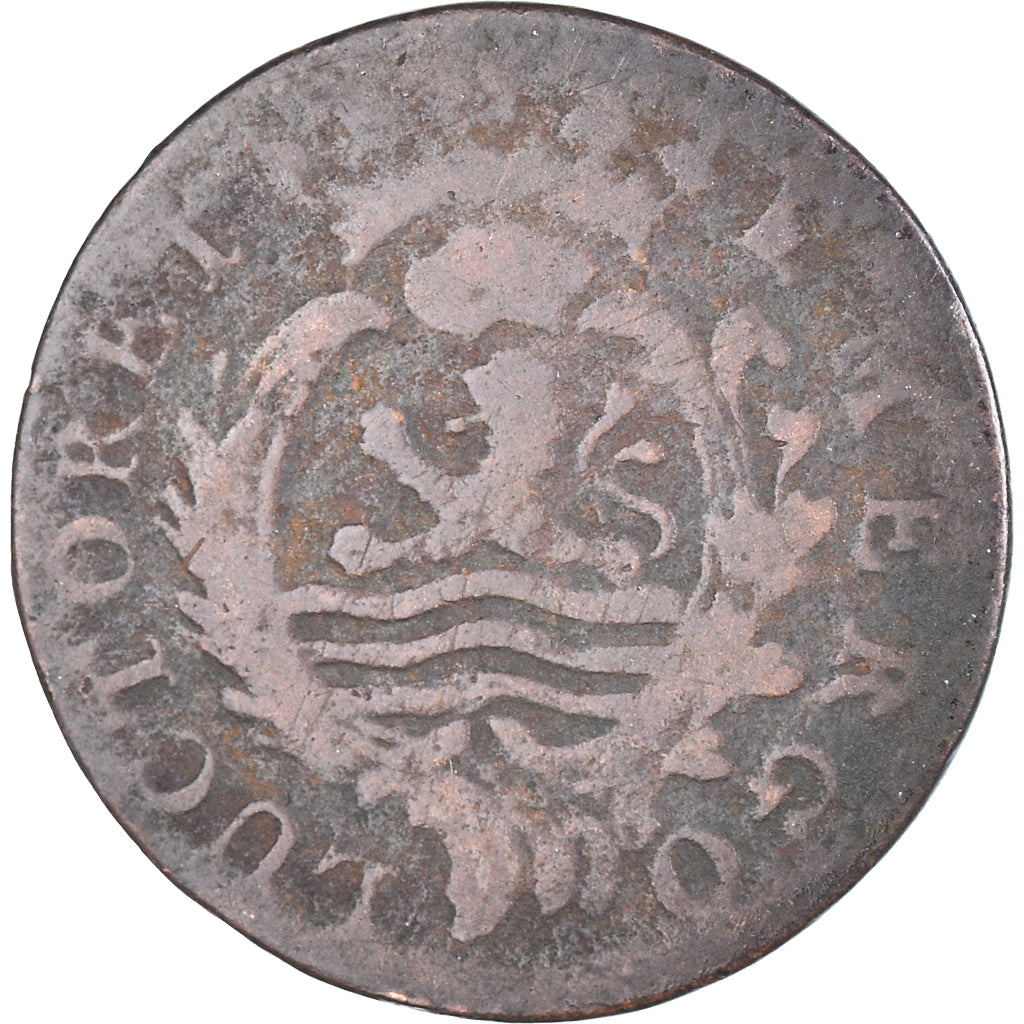 Coin, Netherlands, ZEELAND, Duit, 1789, Middelbourg, F(12-15), Copper, KM:101.1