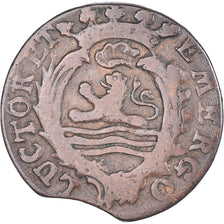 Coin, Netherlands, ZEELAND, Duit, 1787/6, Middelbourg, EF(40-45), Copper