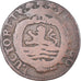 Moneda, Países Bajos, ZEELAND, Duit, 1781, Middelbourg, BC+, Cobre, KM:101.1