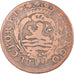 Moneda, Países Bajos, ZEELAND, Duit, 1786/5, Middelbourg, BC+, Cobre, KM:101.1