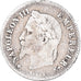 Coin, France, Napoleon III, 20 Centimes, 1866, Strasbourg, VF(30-35), Silver