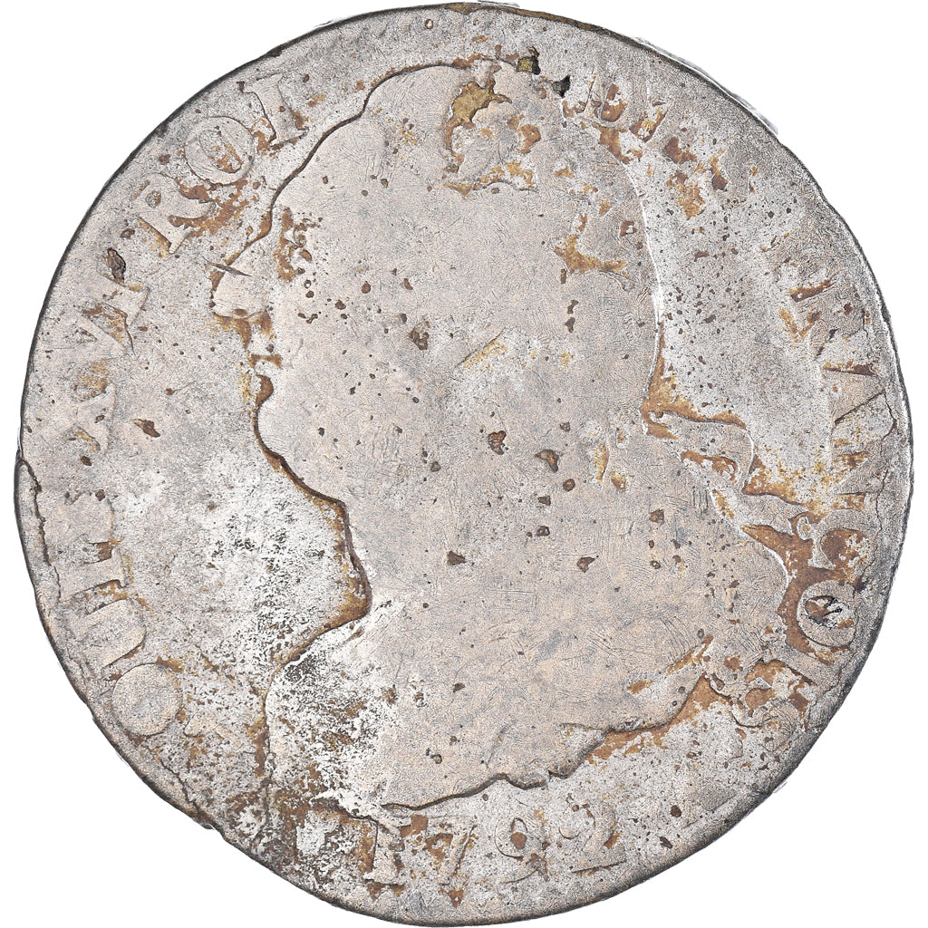 Coin, France, Louis XVI, 2 sols françois, 2 Sols, 1792 / AN 4, Paris