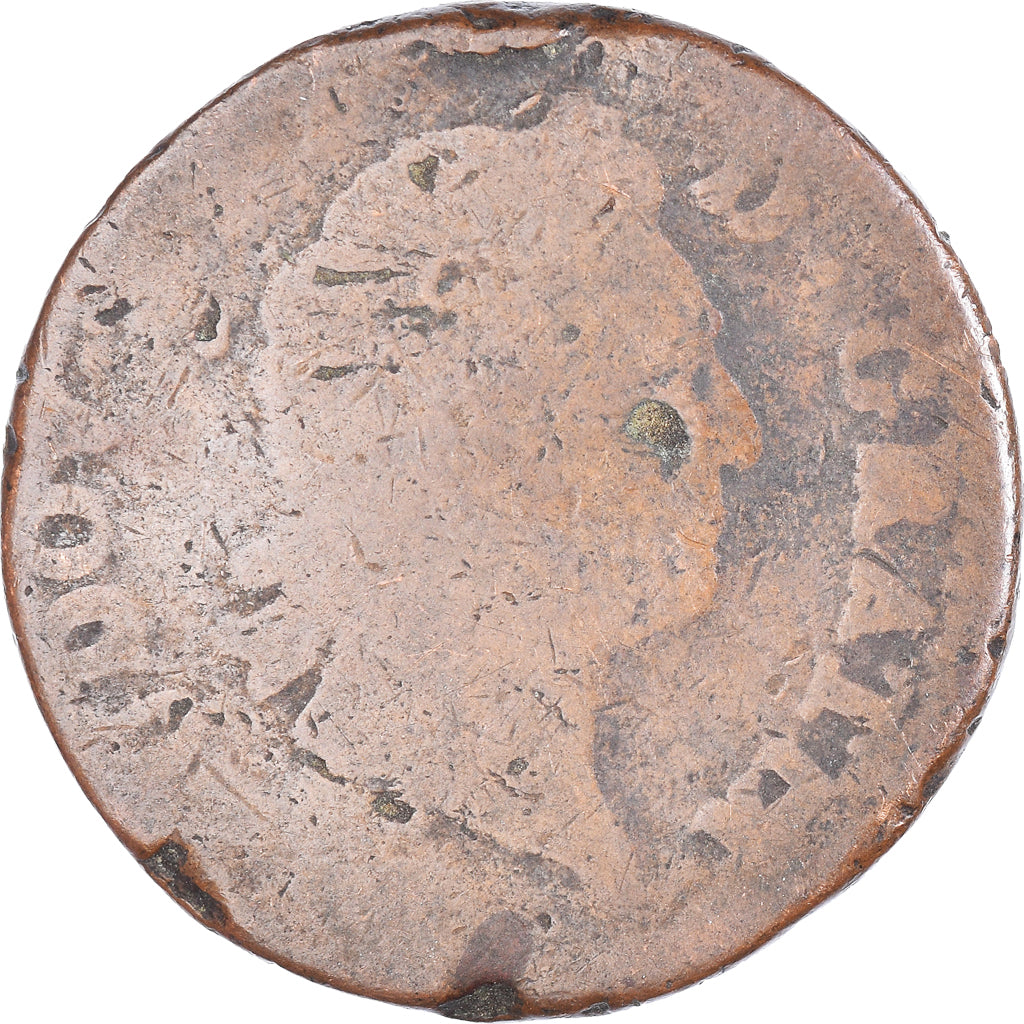 Munten, Frankrijk, Louis XV, Sol, FR, Koper, Gadoury:280