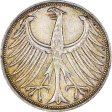 Moneta, GERMANIA - REPUBBLICA FEDERALE, 5 Mark, 1960, Hamburg, BB, Argento