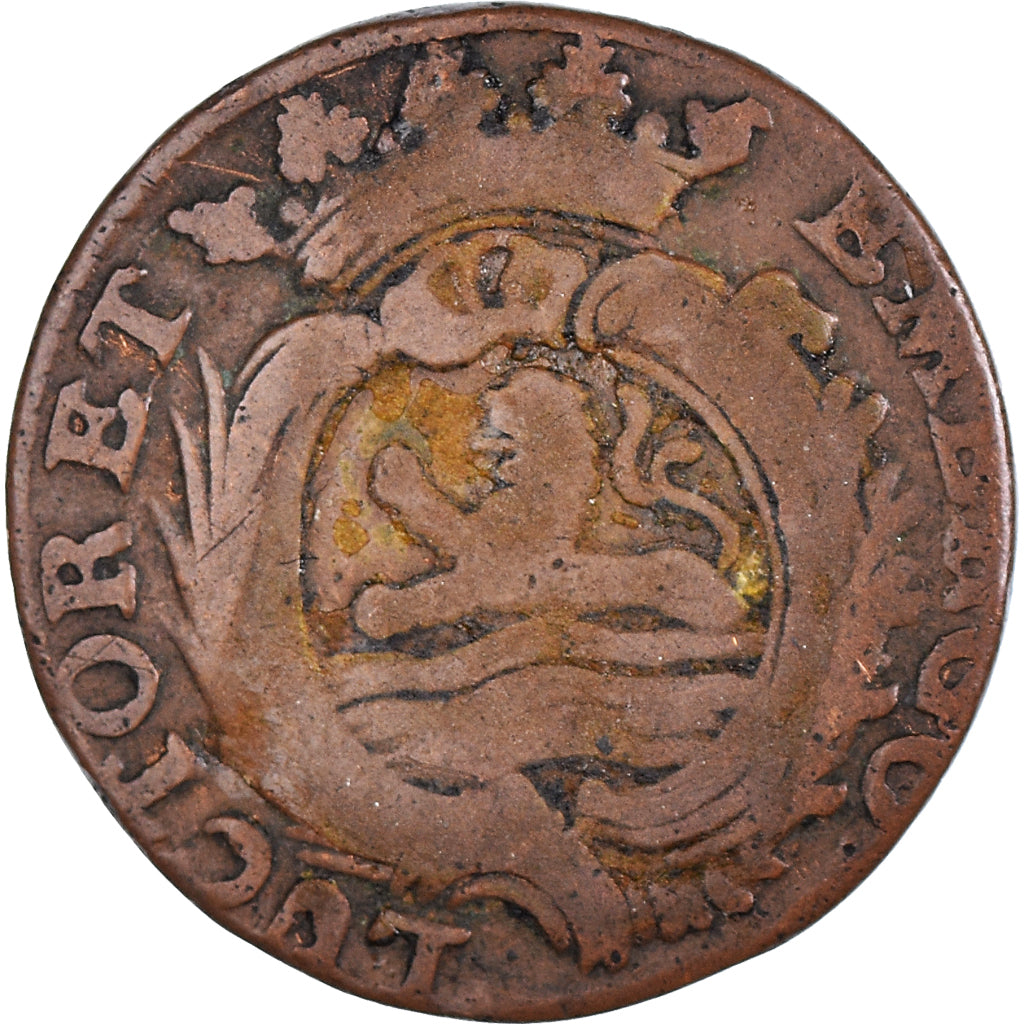 Coin, Netherlands, ZEELAND, Duit, 1769, Middelbourg, VF(30-35), Copper, KM:101.1