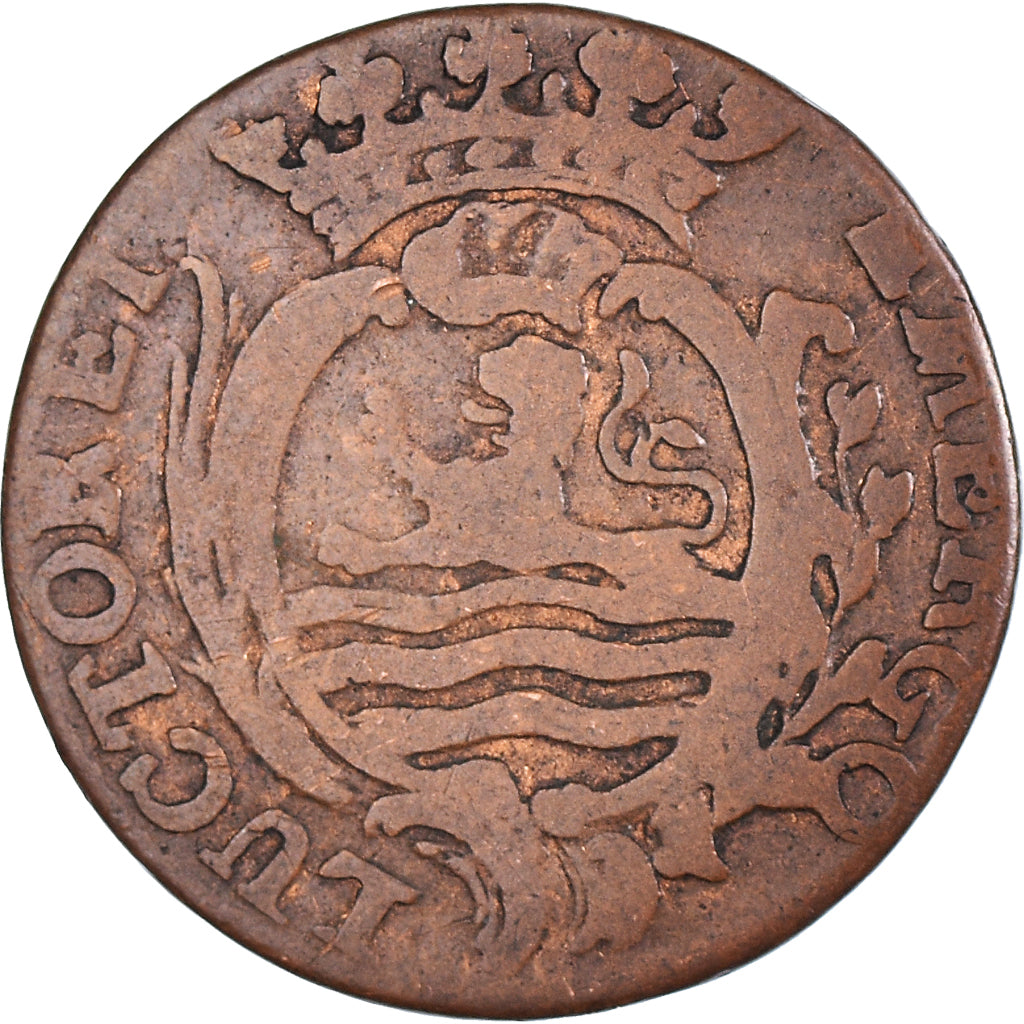 Coin, Netherlands, ZEELAND, Duit, 1766, Middelbourg, VF(20-25), Copper, KM:101.1