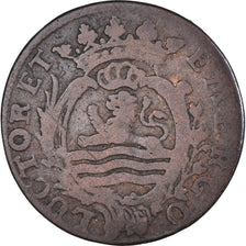 Coin, Netherlands, ZEELAND, Duit, 1776, Middelbourg, VF(20-25), Copper, KM:101.1