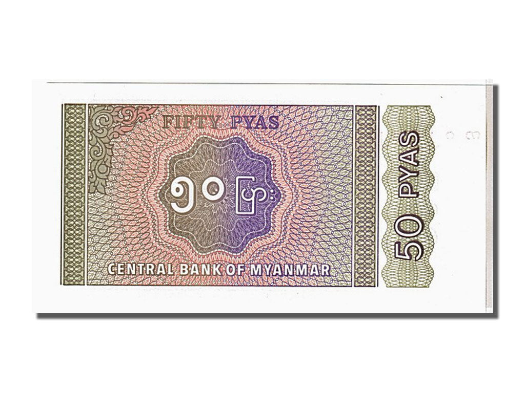 Myanmar, 50 Pyas, 1986, KM #68, UNC(65-70)