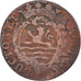 Moneta, Holandia, ZEELAND, Duit, 1790, Middelbourg, VF(20-25), Miedź, KM:101.1