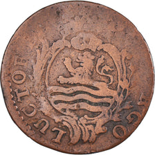 Coin, Netherlands, ZEELAND, Duit, 1777, Middelbourg, VF(20-25), Copper, KM:101.1