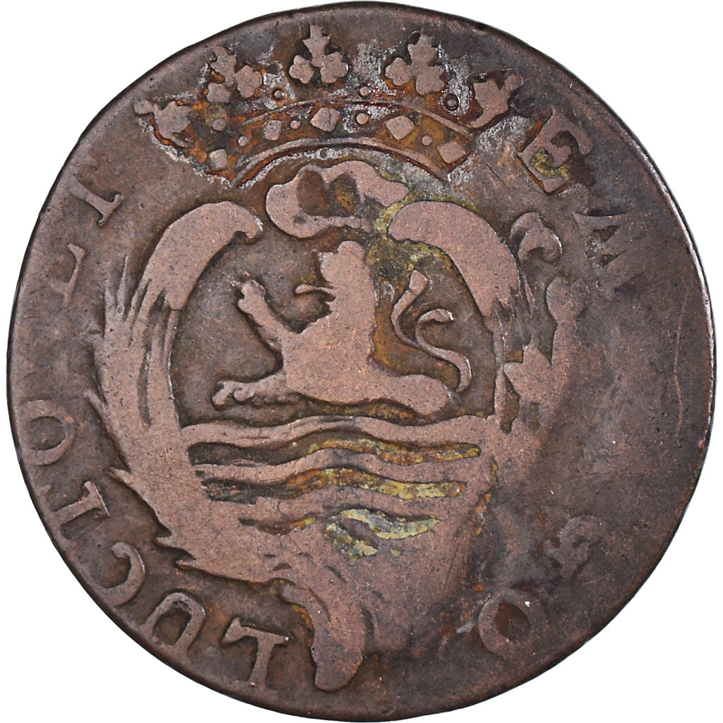Moneta, Holandia, ZEELAND, Duit, 1788, Middelbourg, VF(30-35), Miedź, KM:101.1