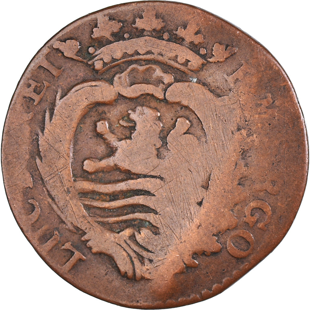 Coin, Netherlands, ZEELAND, Duit, 1782, Middelbourg, VF(20-25), Copper, KM:101.1