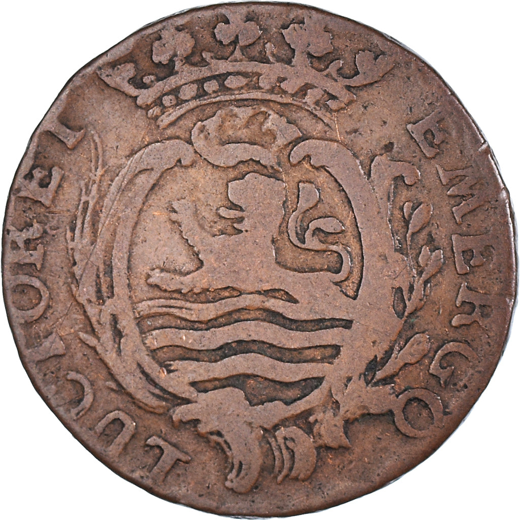 Coin, Netherlands, ZEELAND, Duit, 1766, Middelbourg, VF(30-35), Copper, KM:101.1