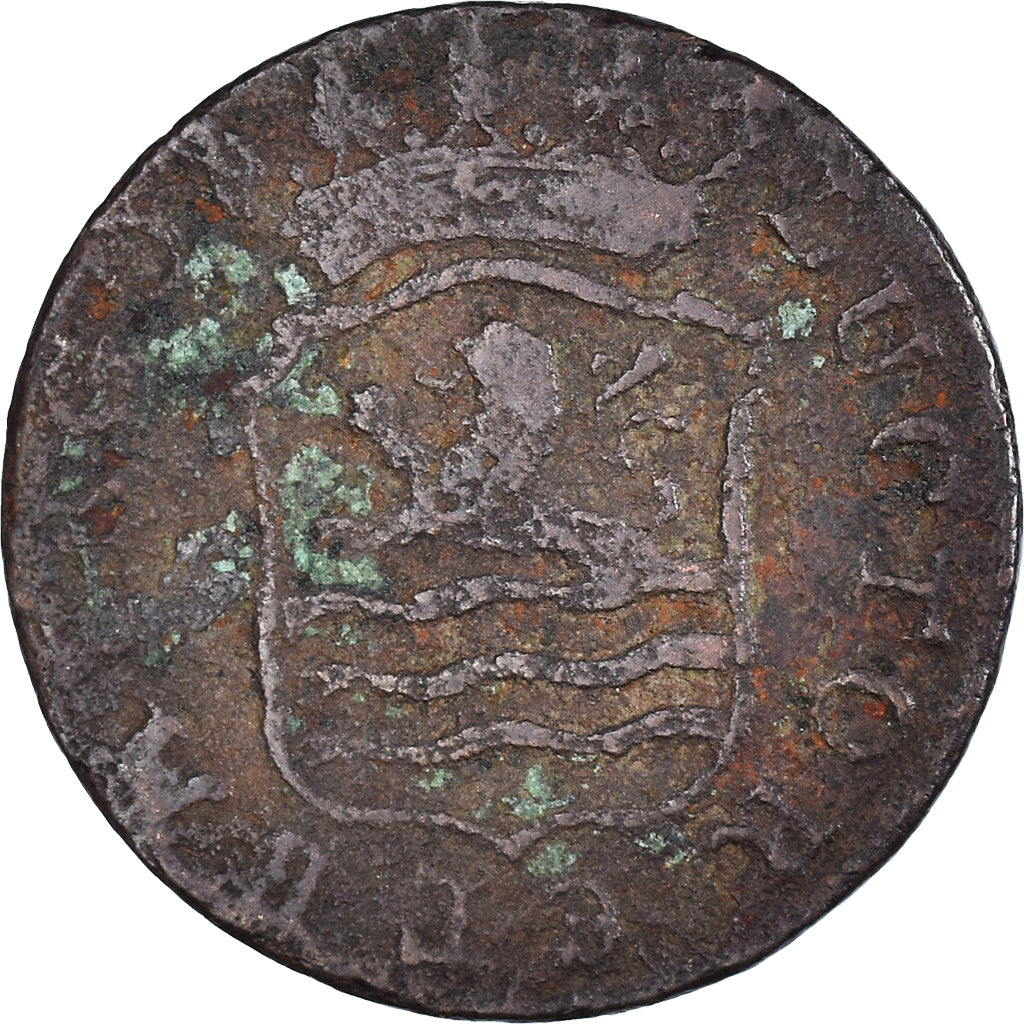 Monnaie, Pays-Bas, ZEELAND, Duit, 1797, Middelbourg, B+, Cuivre, KM:105