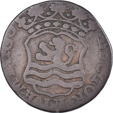Coin, Netherlands, ZEELAND, Duit, 1764, Middelbourg, VF(30-35), Copper, KM:81