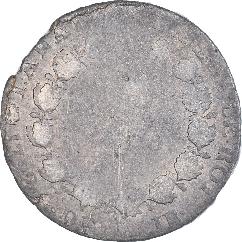 Moeda, França, Louis XVI, 12 Deniers, 1792⸱4, Paris, VF(20-25), Métal de