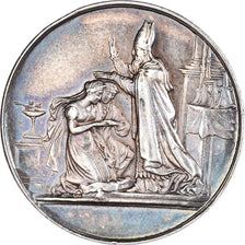France, Medal, Médaille de mariage, AU(50-53), Silver