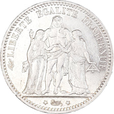 Munten, Frankrijk, Hercule, 5 Francs, 1873, Paris, ZF, Zilver, KM:820.1