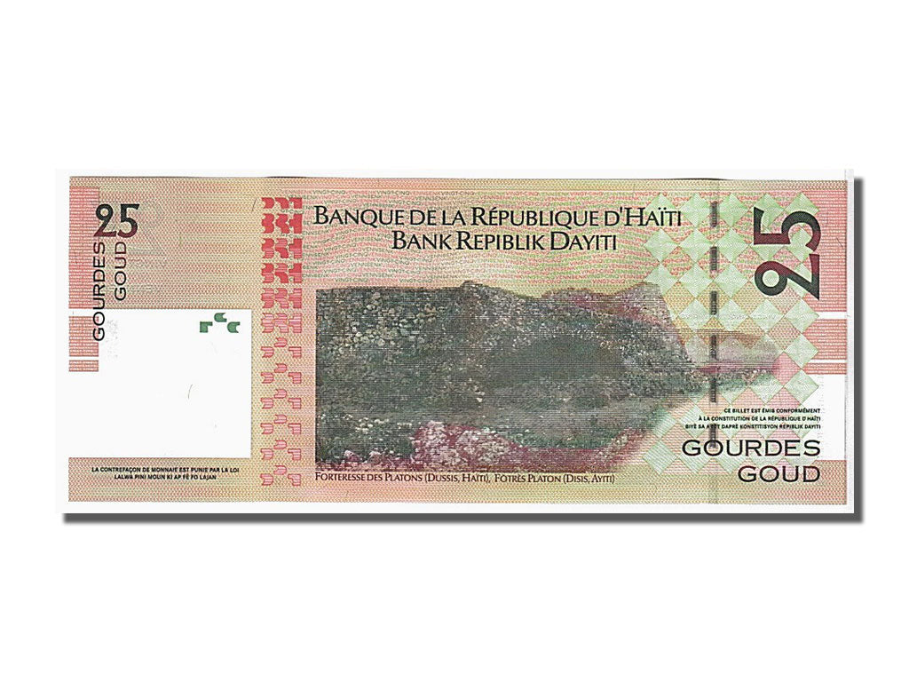Banknote, Haiti, 25 Gourdes, 2004, KM:273a, UNC(65-70)