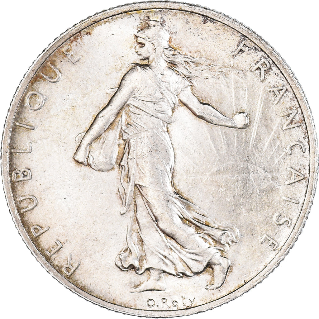Coin, France, Semeuse, 2 Francs, 1920, Paris, AU(55-58), Silver, KM:845.1
