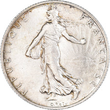 Coin, France, Semeuse, 2 Francs, 1920, Paris, AU(55-58), Silver, KM:845.1