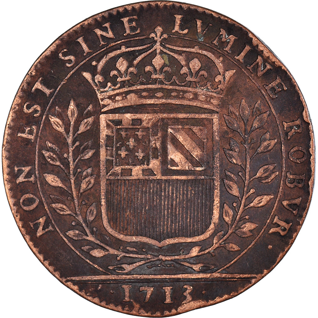 Frankreich, betaalpenning, Maires de Dijon, Nicolas Labotte, 1713, SS, Kupfer
