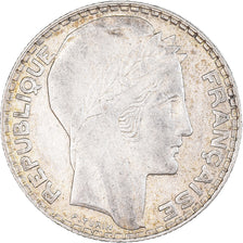Münze, Frankreich, Turin, 10 Francs, 1938, Paris, SS, Silber, KM:878