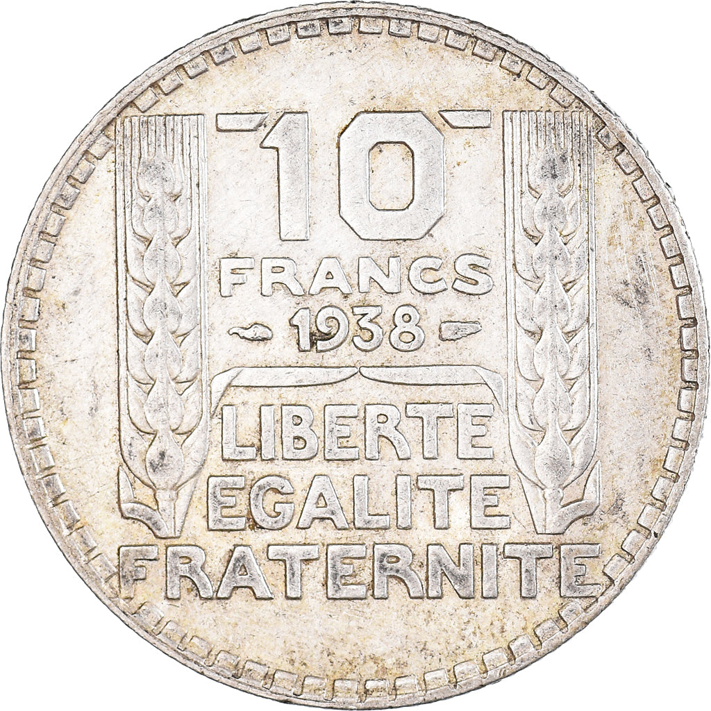 Monnaie, France, Turin, 10 Francs, 1938, Paris, TTB, Argent, Gadoury:801, KM:878