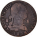 Moneta, Hiszpania, Charles IV, 8 Maravedis, 1808, Segovia, VF(30-35), Miedź
