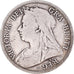 Moneta, Wielka Brytania, Victoria, 1/2 Crown, 1898, VF(30-35), Srebro, KM:782