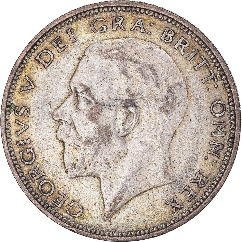 Coin, Great Britain, George V, 1/2 Crown, 1927, EF(40-45), Silver, KM:830