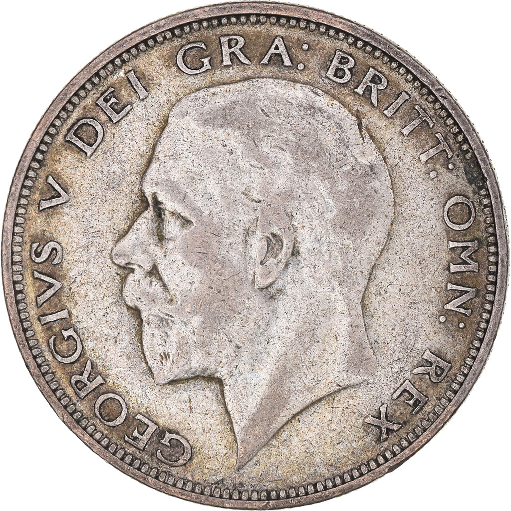Coin, Great Britain, George V, 1/2 Crown, 1927, VF(30-35), Silver, KM:830
