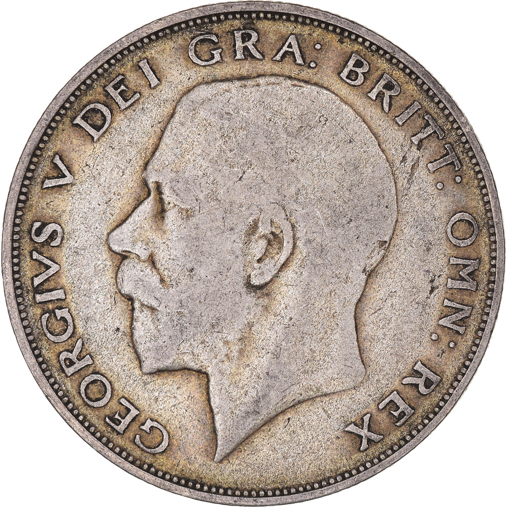 Moeda, Grã-Bretanha, George V, 1/2 Crown, 1922, VF(30-35), Prata, KM:818.1a