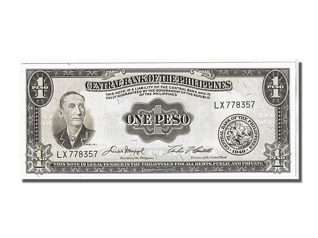Filippine, 1 Peso, KM:133f, FDS