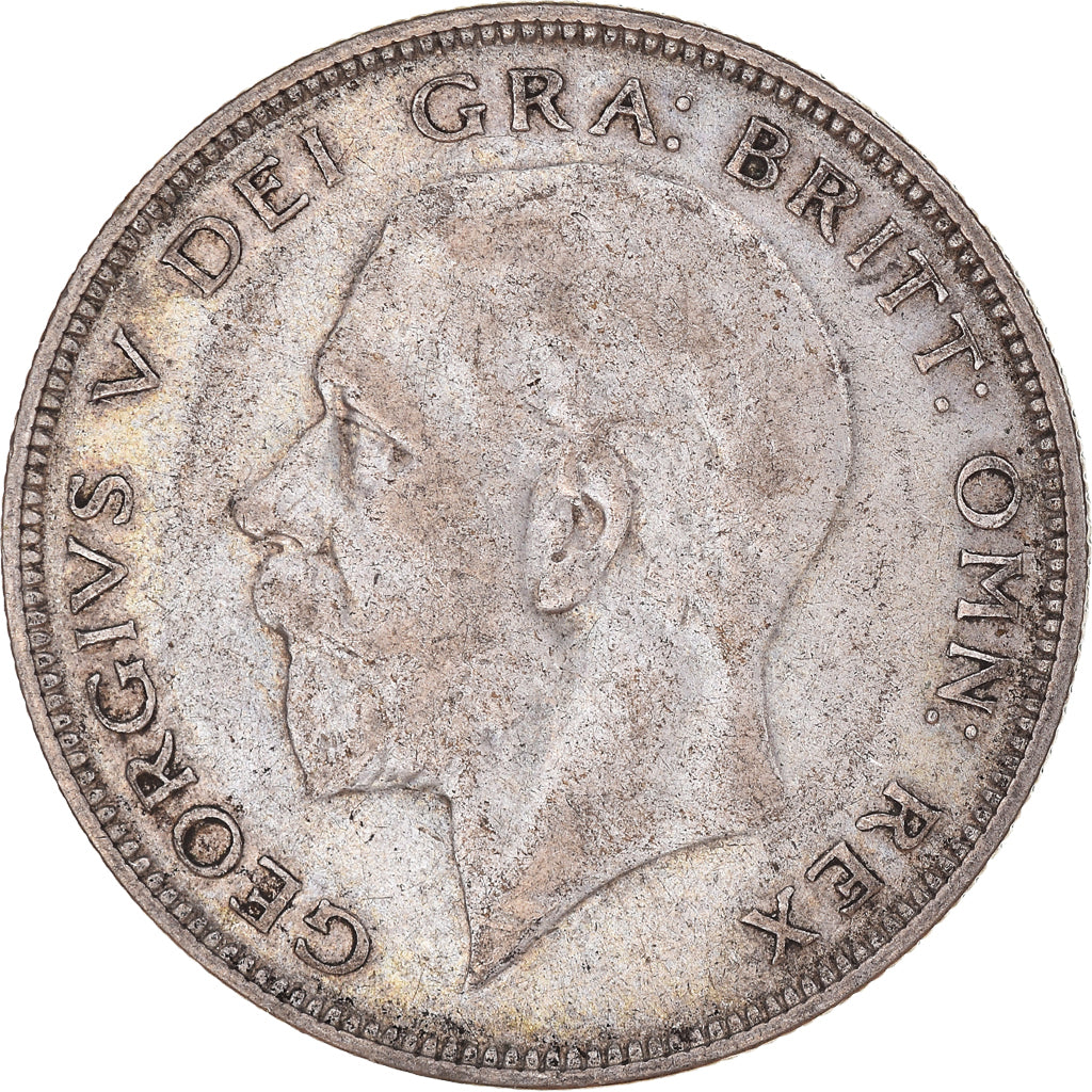 Coin, Great Britain, George V, 1/2 Crown, 1933, VF(30-35), Silver, KM:835