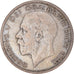 Moneda, Gran Bretaña, George V, 1/2 Crown, 1928, BC+, Plata, KM:835, Spink:4037