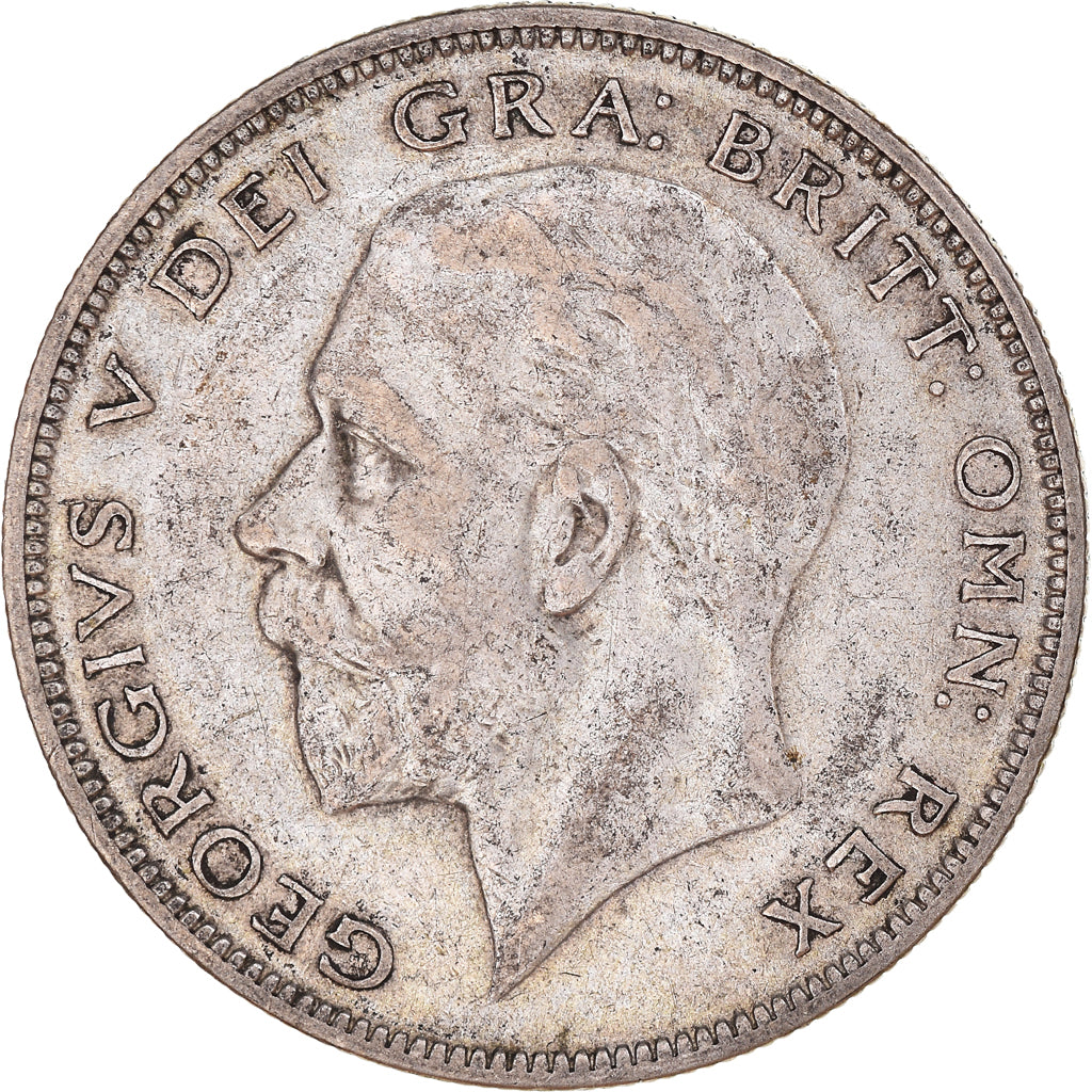 Coin, Great Britain, George V, 1/2 Crown, 1932, VF(30-35), Silver, KM:835